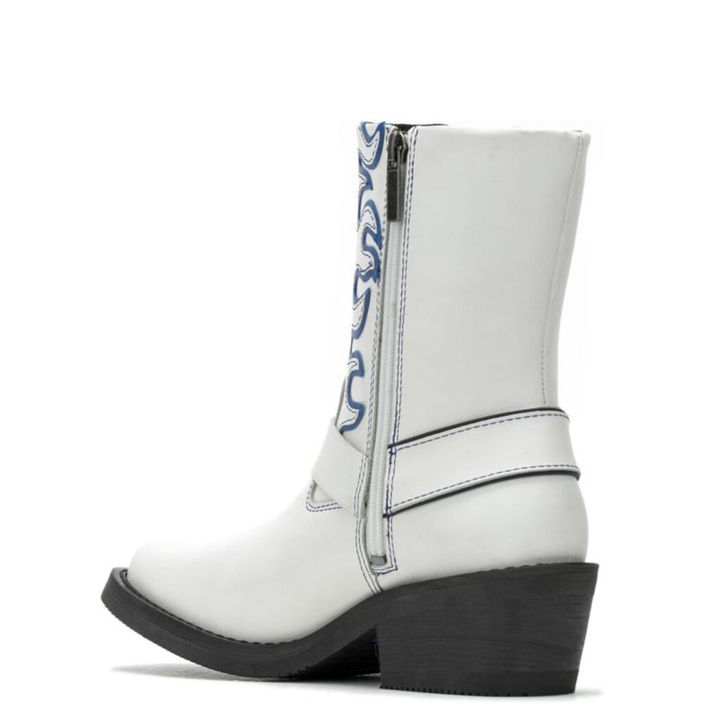 Harley-Davidson Womens Korsen Flame White Boots (NWT) - Picture 6 of 7